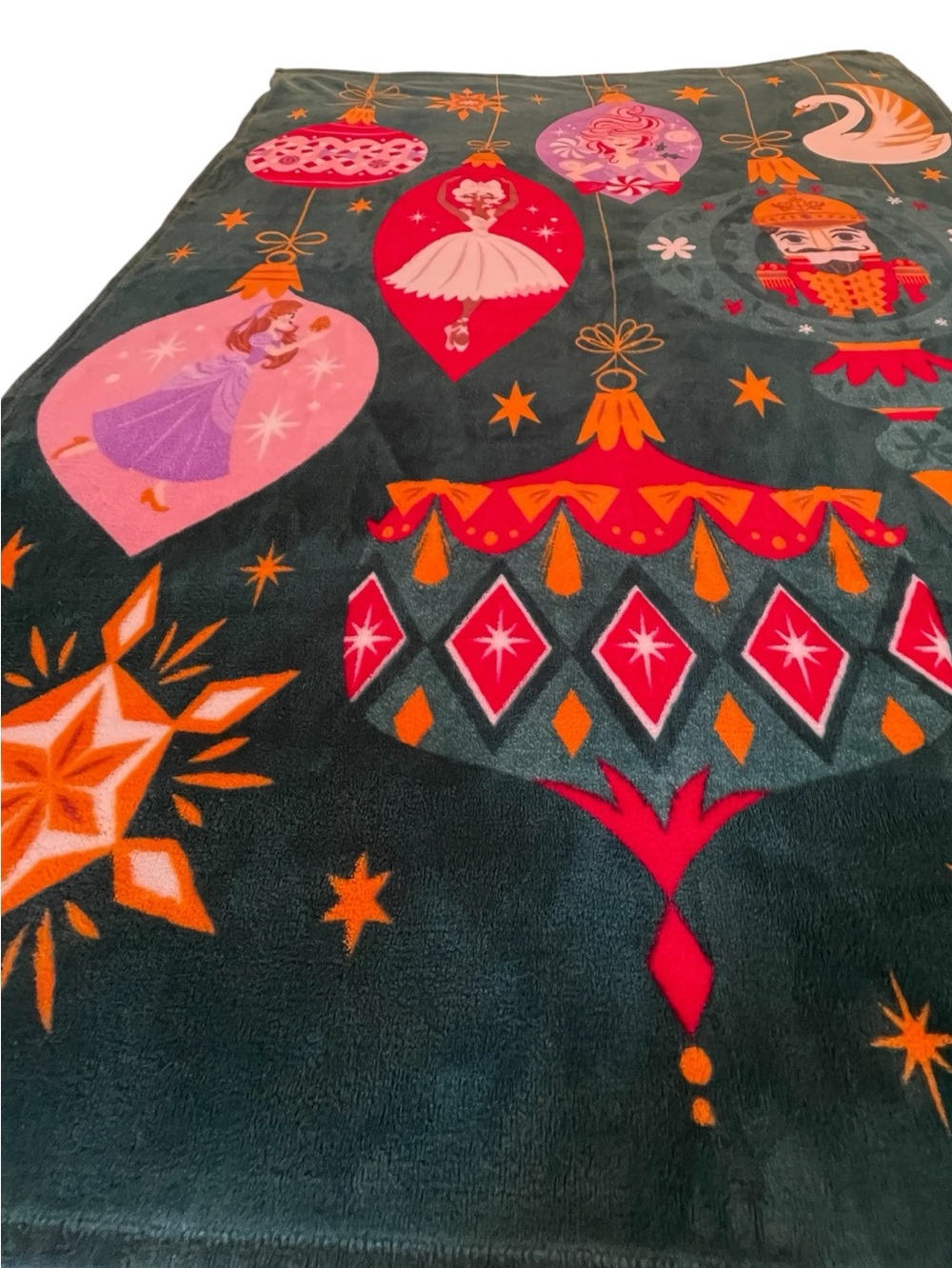 Disney nutcracker and the four realms soft fleece throw, vibrant colors